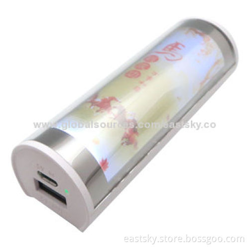 LED Light-up External Battery with Phone Stand Function, Like a Phone HolderNew